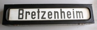 Ziel Kurbelrollbandkasten für Mainzer Strassenbahn
