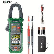 Digital Clamp Meter 6000 Counts TRMS Auto Range AC/DC Volt Amp NCV