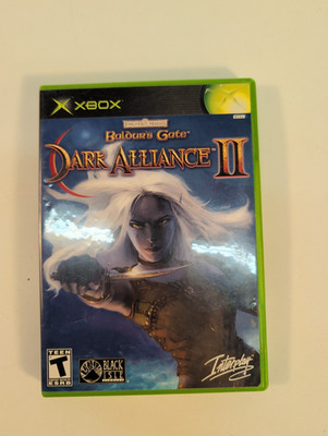 Baldurs Gate Dark Alliance 2 (Microsoft Xbox, 2004) with Manual