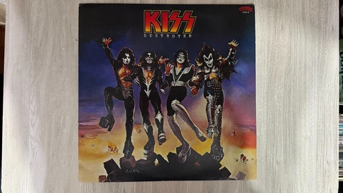 KISS DESTROYER ,CASABLANCA 22S4 ,JAPAN PRESS, NOT OBI , VINYL LP