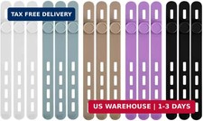 15-Pack Reusable Silicone Cable Ties - Durable Cord Organizer for Charging Cable