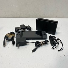 Nintendo Switch Console (HAC-001) w/ Accessories (Black/Black) - Fortnite