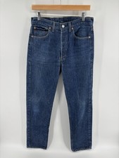 Vintage Levi's 501XX Jeans Mens Meas 30x32 33x36 Dark Wash Made In USA 90s