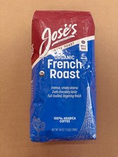 Jose’s Gourmet Coffee Organic French Dark Roast Whole Bean Coffee 3 LB 12.63 per pound