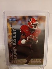 Champ Bailey Georgia Bulldogs 1999 Fleer Tradition Blitz Collection #251BC (RC)