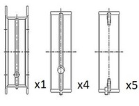 1X FAI AutoParts BM1049-STD Kurbelwellenlager FüR Westfield
