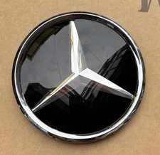 Front Mirror SILVER Grille Star Emblem Fit For Mercedes Benz C200 GLK350 C300