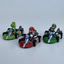 RARE! Super Mario Kart Wii Diecast 2" Diecast 2012 By Goldie Mario, Luigi, Yoshi
