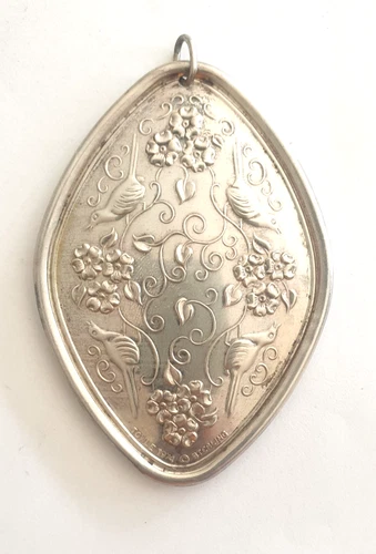 Towle Sterling ( Silver )  12 days of Christmas medallion , Year 1974