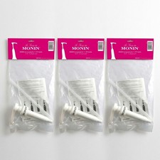 Monin 10ml Pump for 1L Plastic Bottle Premium French Pack of 3 Value Bundle
