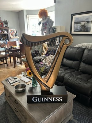 Guinness Harp 3 Ft Tall
