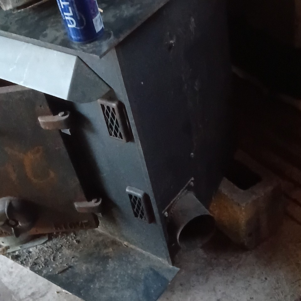 Black Metal Free Standing Woodstove, Wood Fuel Heating Stove | eBay