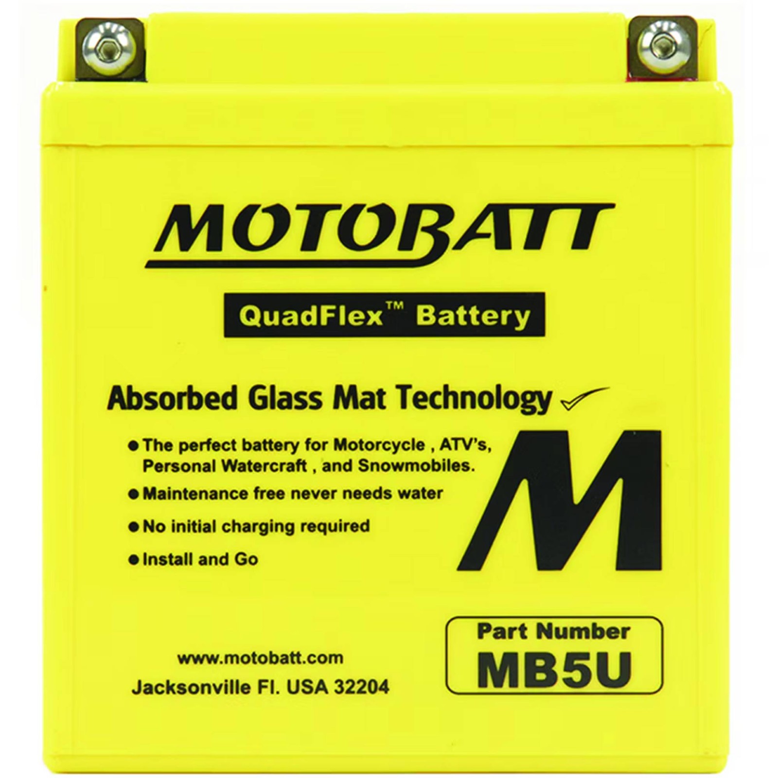 Motobatt Battery For Honda C70 Passport 70cc 82-83