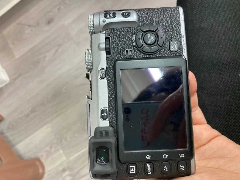 Cuerpo de cámara digital SLR Fujifilm X Series X-E1 16,3 MP PLATEADO Foto 4 de 4