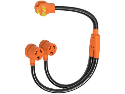 HOCEDO NEMA 10-30 Splitter, ETL&UL Listed 10-30P to 10-30R EV Charger Adapter Y