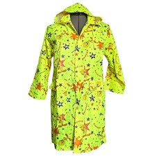 1990s Looney Tunes Raincoat Youth L Tweety Sylvester Day Glow Vintage