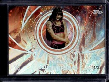 2025 Topps Universe WWE Tatum Paxley Orange Warp #/25