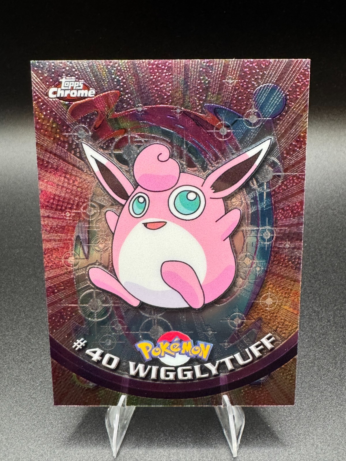 Pokémon Topps Chrome Wigglytuff #40 HOLO NM Vintage