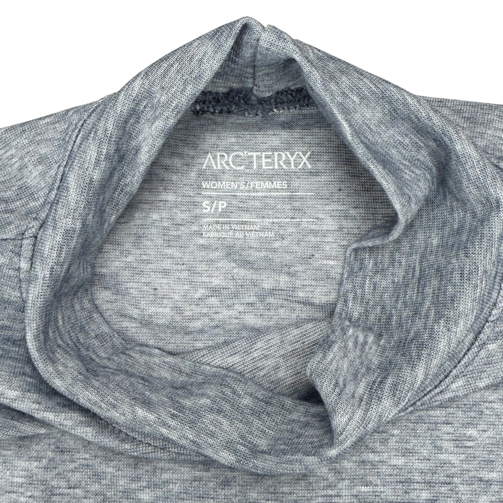arcteryx lumin mock-neck shirt