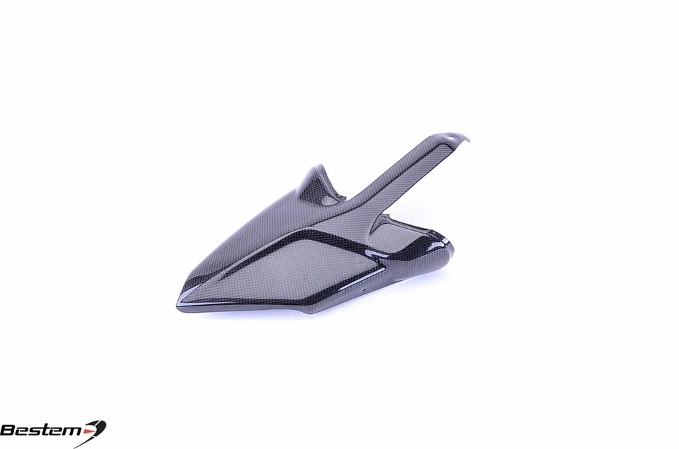 Cubierta de escape de fibra de carbono Ducati Multistrada 1200 2010-2014 panel protector térmico Foto 2 de 4