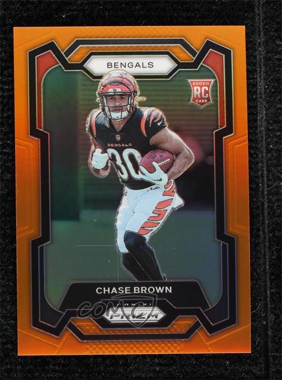 Chase Brown Panini Prizm #318 Orange