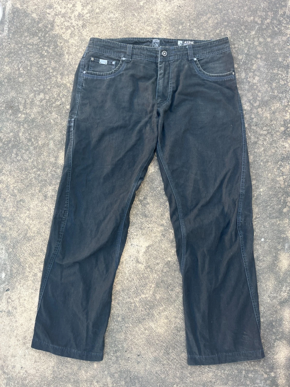 Kuhl Outkast Vintage Mens Size 38x34 Patina Dye Pants Outdoor Navy