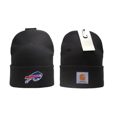 CARHARTT x '47. NFL BUFFALO BILLS. KNIT Hat CUFF BEANIE OSFA  BLACK bnwt