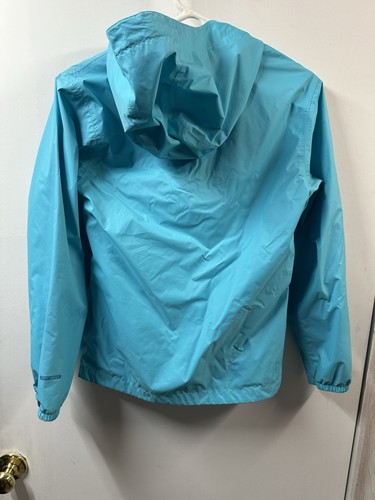 The North Face Teal Zip-up Dry Vent Rain Jacket Girls large 14/16 - Picture 5 of 7