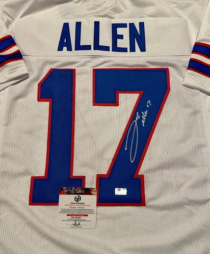 Josh Allen Buffalo Bills Signed / Autographed Football Jersey with Hologram COA