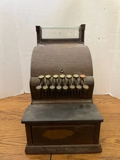 Antique 1920's Original Working National Cash Register Model 711