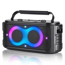 Portable Bluetooth Speaker 300W Peak Big Powerful Loud Sound Deep Bass Large ...