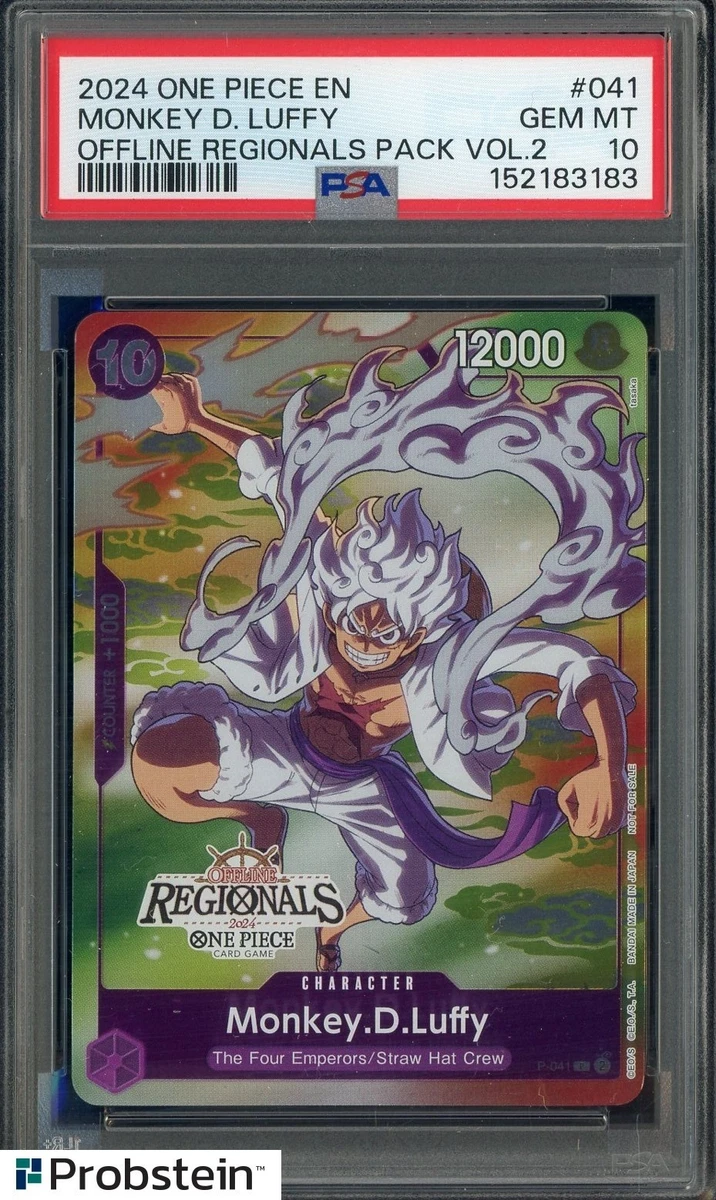 Monkey.D.Luffy [Participant] P-041 One Piece Promotion Cards for