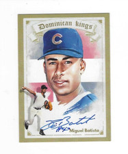 Signed MIGUEL BATISTA Chicago Cubs 2024 Dominican Kings DK Card #55 w/COA