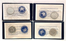 1971-73-74 S Eisenhower Silver Dollar Uncirculated OGP Blue Pack 40% Silver!