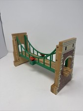 Thomas  Friends - Wooden Railway COLLAPSING SODOR SUSPENSION BRIDGE GREEN