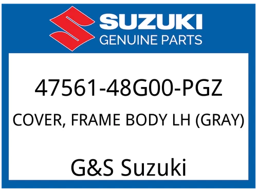 COVER, FRAME BODY LH (GRAY) | FOR PGZ