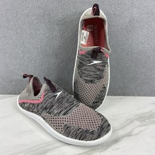 Womens Speedo Original Surfwalker Water shoes Size Small 5/6 - Gray/Pink/White