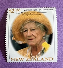 New Zealand 2002 - MNH Scott 1788.  Queen Mother Elizabeth.