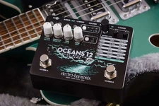 EHX Electro-Harmonix Oceans 12 Dual Stereo Reverb Guitar Effects Pedal