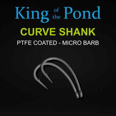 Curve Shank Karpfenhaken Gr. 6, Stck - 10 sehr scharf & stark - Karpfenangeln