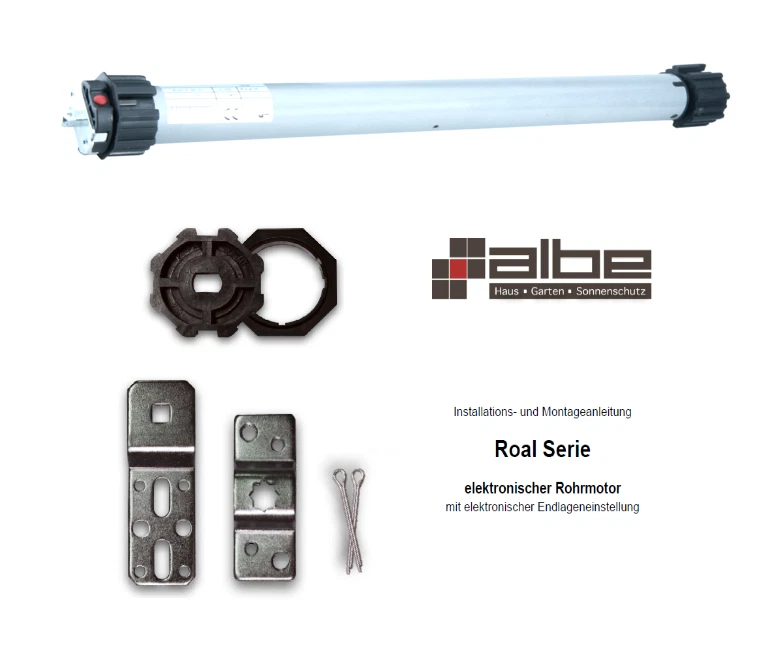 ALBE GMBH albe elektronischer Rolladenmotor Rohrmotor Rollladenmotor Rolladenantrieb