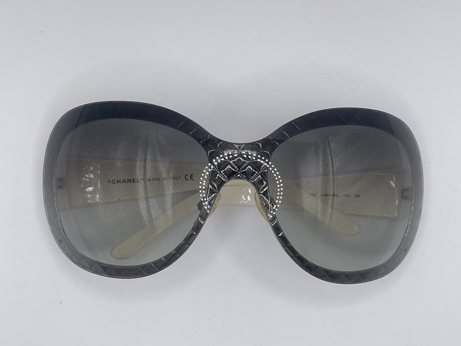 CHANEL Vintage Logo Sunglass 4165 c.262/8G - image 14