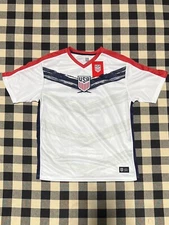 New United States Soccer Federation USA Adult Soccer Game Day Shirt  White - L