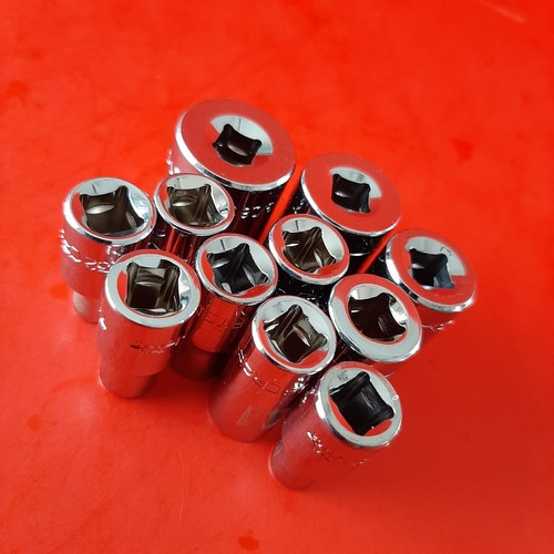 NEW Craftsman Easy Read SAE 6 Point 1/4" Drive Shallow Socket Set 5/32 - 9/16" - Picture 5 of 6
