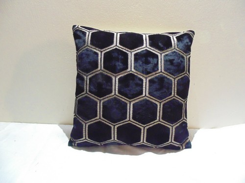 Designers Guild Fabric Manipur Noir / Black Cushion Covers - Picture 7 of 8
