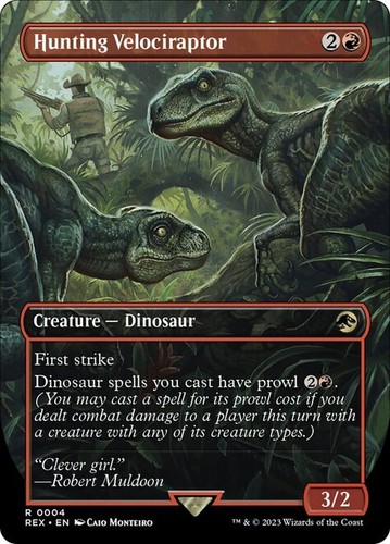 INDORAPTOR, THE PERFECT HYBRID (BORDERLESS) Universes Beyond: Jurassic  World Col