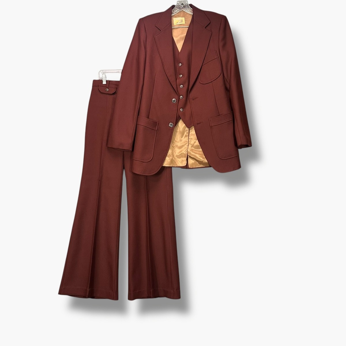 70s 3ピースヴィンテージセットアップ Angel Flight Vintage 70s Angels Flight Three Piece Suit by CkshopperVintage