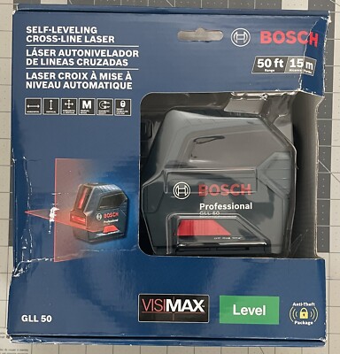 Bosch GLL50 Self Levelling Cross-Line Laser