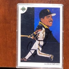 1990 Barry Bonds The Collectors Choice SIGNED