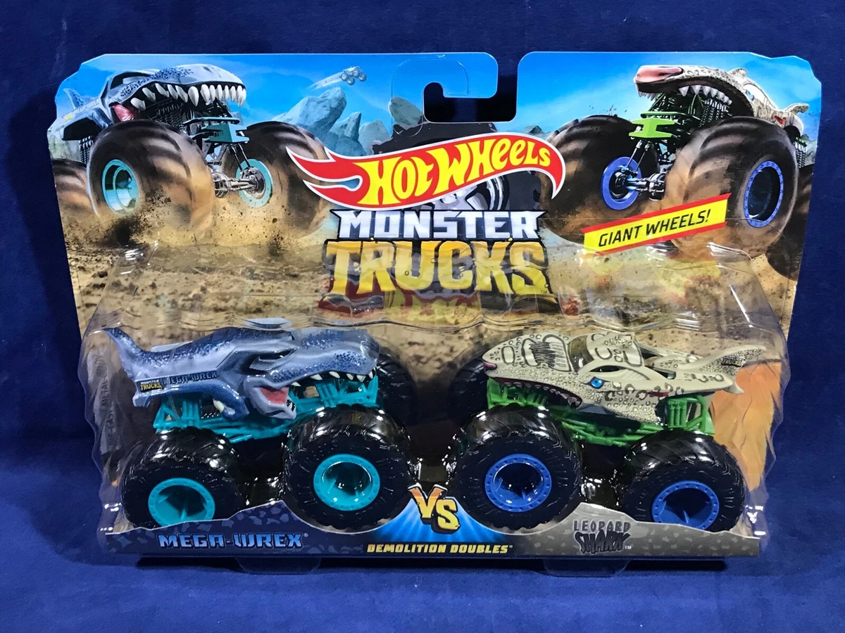 Hot Wheels Monster Trucks - 1: 64 2Pack Mega Wrex